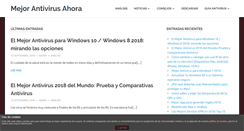 Desktop Screenshot of mejorantivirusahora.com